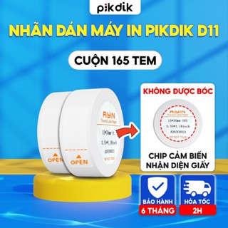 Giấy in tem kích thước 14x30mm cho máy D11 in nhãn dán, ghi chú, in mã vạch,QR code