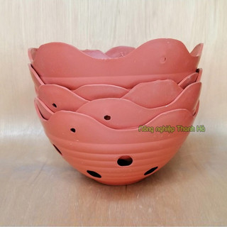 Giỏ trồng lan màu gốm phi 23cm - CN26