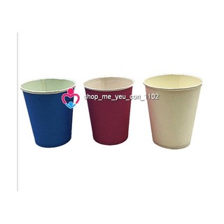 Cốc giấy nhiều màu sét 10 cái