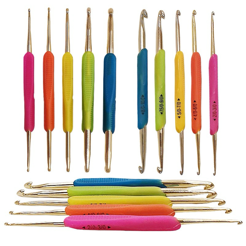 Kim Móc Len 2 Đầu Size 2/3 – 4/6mm | Kim Đan Móc 2 Đầu Cho Len, Phụ Kiện Handmade DIY