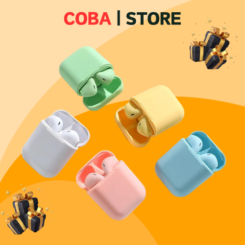 Tai Nghe Bluetooth J12 TWS 5.0 Không Dây Cảm Ứng Chạm Âm Thanh Sống Động J12_Mau - Coba_store