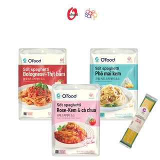 [Tặng mỳ ý 250g] Combo 3 sốt spaghetti mix 3 vị mới