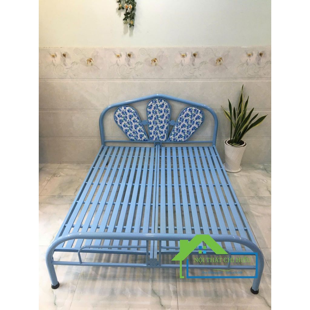 giường sắt 1m6 giá rẻ