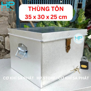 Thùng đựng đồ nghề có khóa (Kích thước 40 x 30 x 20cm)