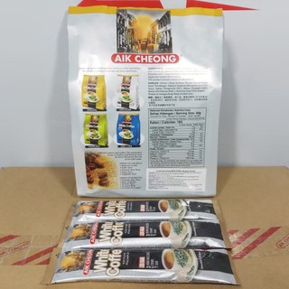 Cà phê ít đường Aik Cheong White Coffee (less sugar) bịch 600g (15 gói nhỏ 40g)