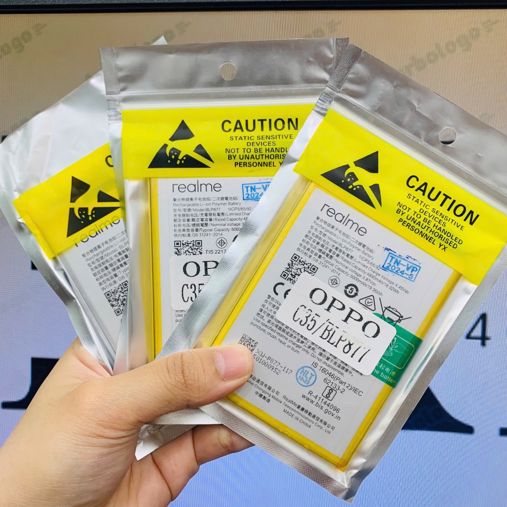 PIN OPPO REALME 8I / C30 / C33 (BLP877) bao test đổi mới