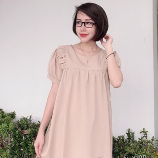 Váy xinh thời trang bầu bí bon chen