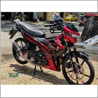 Tem Rời Satria đỏ đen Candy (V)
