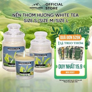 Nến thơm Himalaya hương White Tea size S/size M/size L