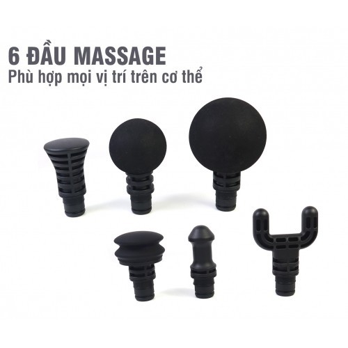 Bộ đầu súng massage Booster MINI 1, MINII 2, MINI LS, X3, M2-B, PRO 3, T và Active Gun, Magic Gun