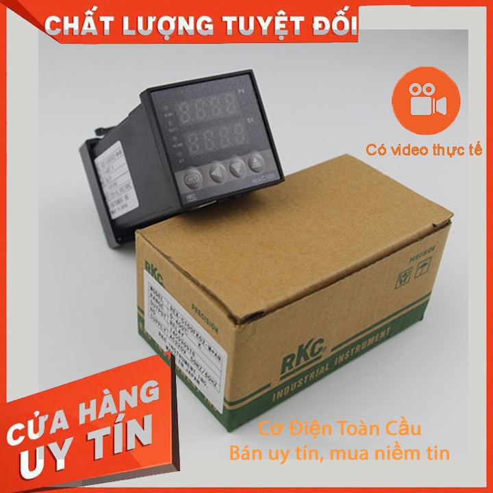 Bộ điều khiển nhiệt độ C100 ( Đồng hồ nhiệt độ C100 ) RKC REX-C100 C100-FK07 mặt 45x45 48x48
