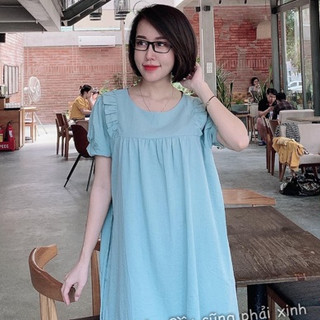 Váy xinh thời trang bầu bí bon chen