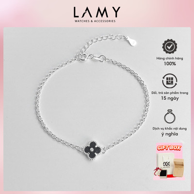 Vòng tay bạc LAMY Lucky Four Leaf Bracelet Silver 2237 - Vòng tay nữ bạc