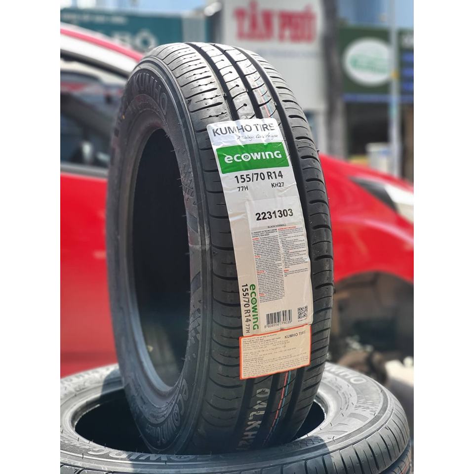 Lốp 155/70R14 Kumho date 2026; LỐP KUMHO ECOWING ES01 KH27 155/70/R14 date 2026