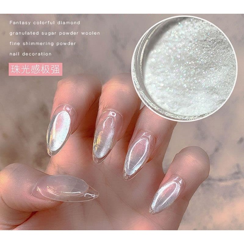 set tráng gương tang trí nail
