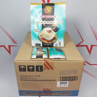 05 bịch Cà phê Cappuccino Aik Cheong (mỗi bịch 306g x 12 gói nhỏ 25g)