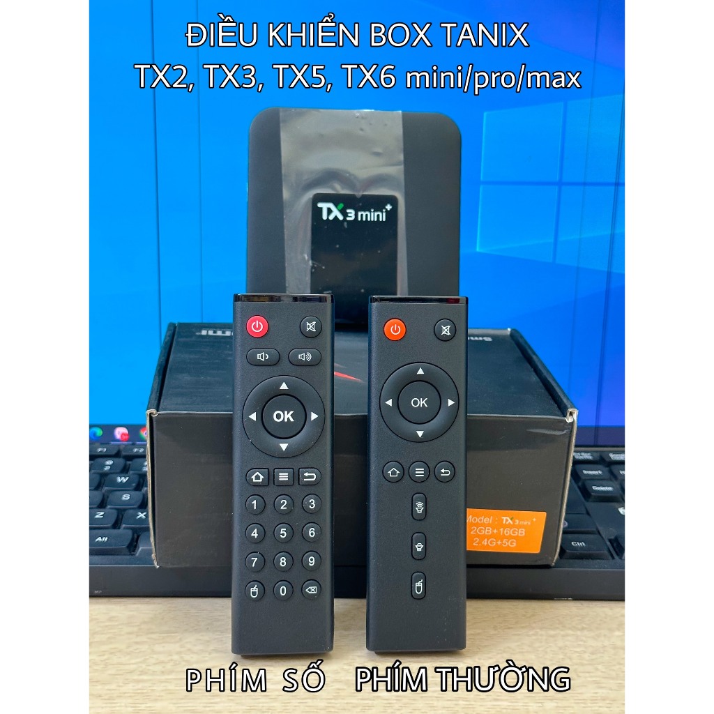 Remote Điều khiển đầu TX3 mini+Remote TX3 Max, TX5, TX5 Pro, TX9 Pro, TXP pro