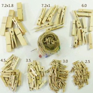 Kẹp gỗ trơn - Số lượng từ 01 chiếc - 50 chiếc (Đọc kỹ mô tả sản phẩm)