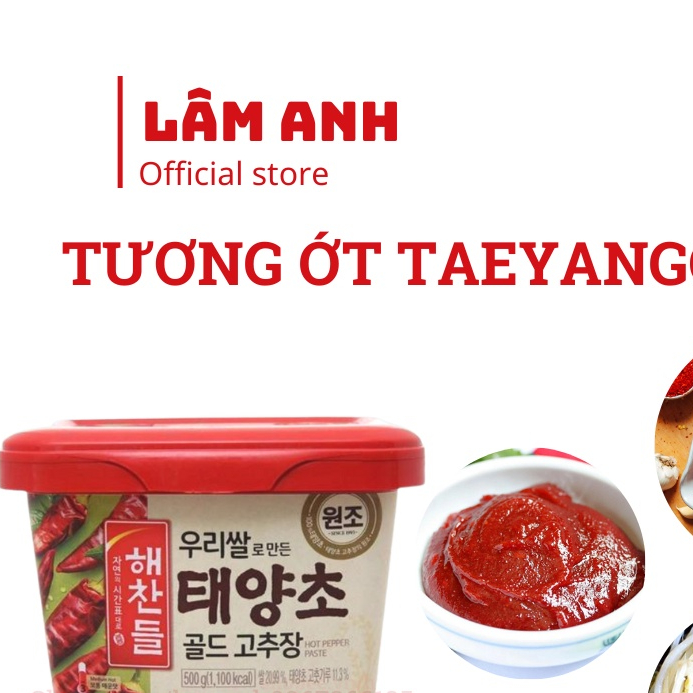 Tương Ớt Hàn Quốc Gochujang - Sốt Tương Ớt Trộn Cơm Taeyangcho 200g/500g/1Kg