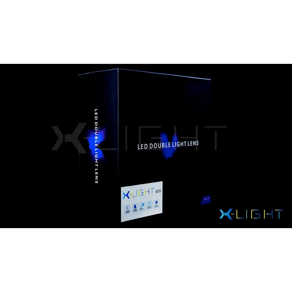 [LEDT2 ISOP] Gương Cầu Bi - LED X Light V10 [Số lượng: 1 cái] [Bảo hành 18 tháng]