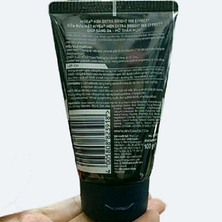 SỮA RỬA MẶT NIVEA MEN EXTRA BRIGHT 10X EFECT 100G SÁNG MỊN DA KIỂM SOÁT NHỜN HIỆU QUẢ