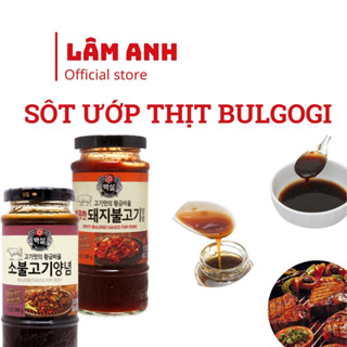 Sốt Ướp Thịt Nướng Hàn Quốc - Nước Ướp Thịt Bò, Heo Bulgogi Beksul - Gia Vị Ướp Nướng, Bbq Nhập Khẩu Hàn Quốc 290g/500g