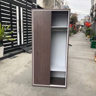 TỦ QUẦN ÁO CỬA LÙA CAO 1M8 NGANG 82CM  - NHỰA ĐÀI LOAN  - HÀNG CHÍNH HÃNG  - MIỄN PHÍ VẬN CHUYỂN HCM