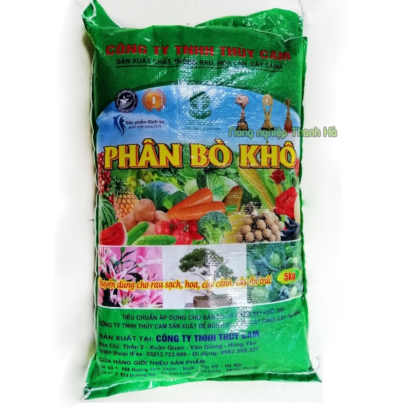 Phân bò khô bao 5kg - VTN4