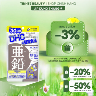Viên uống Bổ sung Kẽm DHC Zinc 30 Ngày (30 Viên)