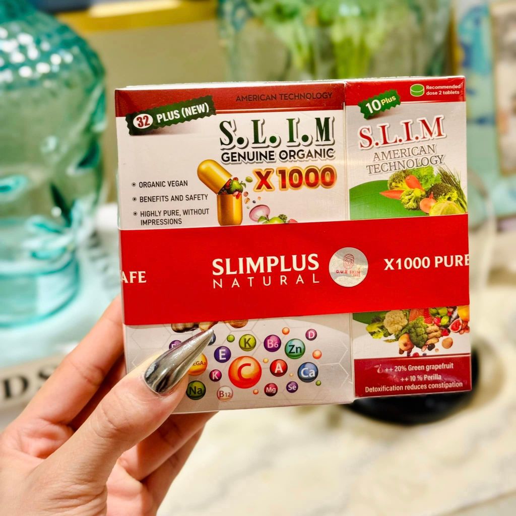 VIÊN GIẢM CÂN SLIM X1000 - TẶNG Xỗ Mỡ- TẶNG Gói Xông