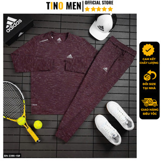  Đồ bộ thu đông nam Adidas cao cấp cổ tròn dài tay chất nỉ dày dặn hàng thiết kế mới nhất 2024 Tinomen TD4-2390 