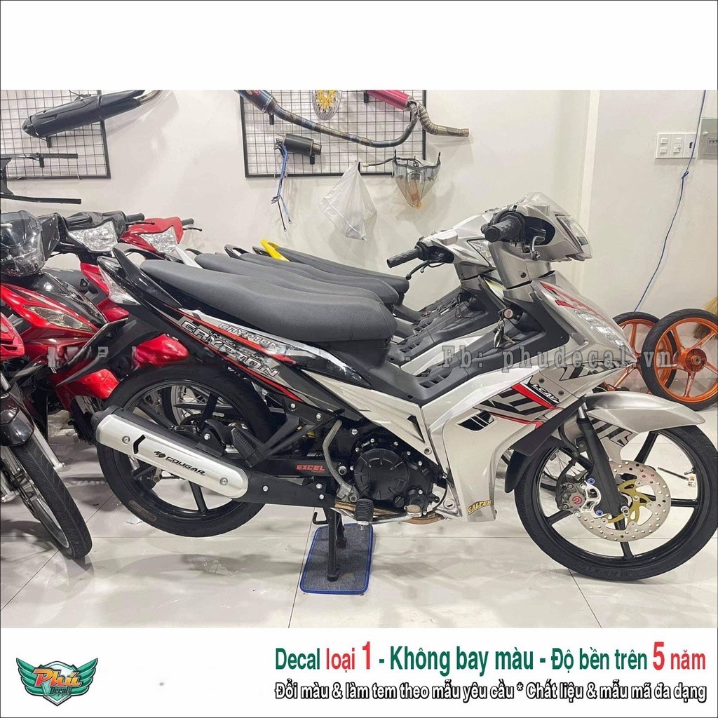 Tem rời Exciter 2010 trắng bạc đen (2)