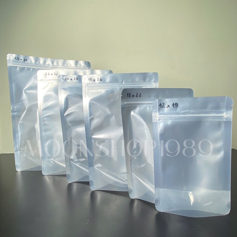 [ 1kg ] Túi zip 1 mặt bạc đựng thực phẩm ( hàng đẹp)