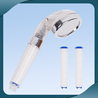 [ Có Video ] Bộ vòi hoa sen, tay sen tăng áp màu trắng trong có lõi lọc nước lọc khuẩn thế hệ mới