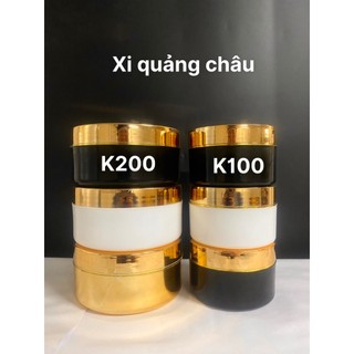 Hủ 100g nắp xi vàng : lòng 100g kem + hủ 150g