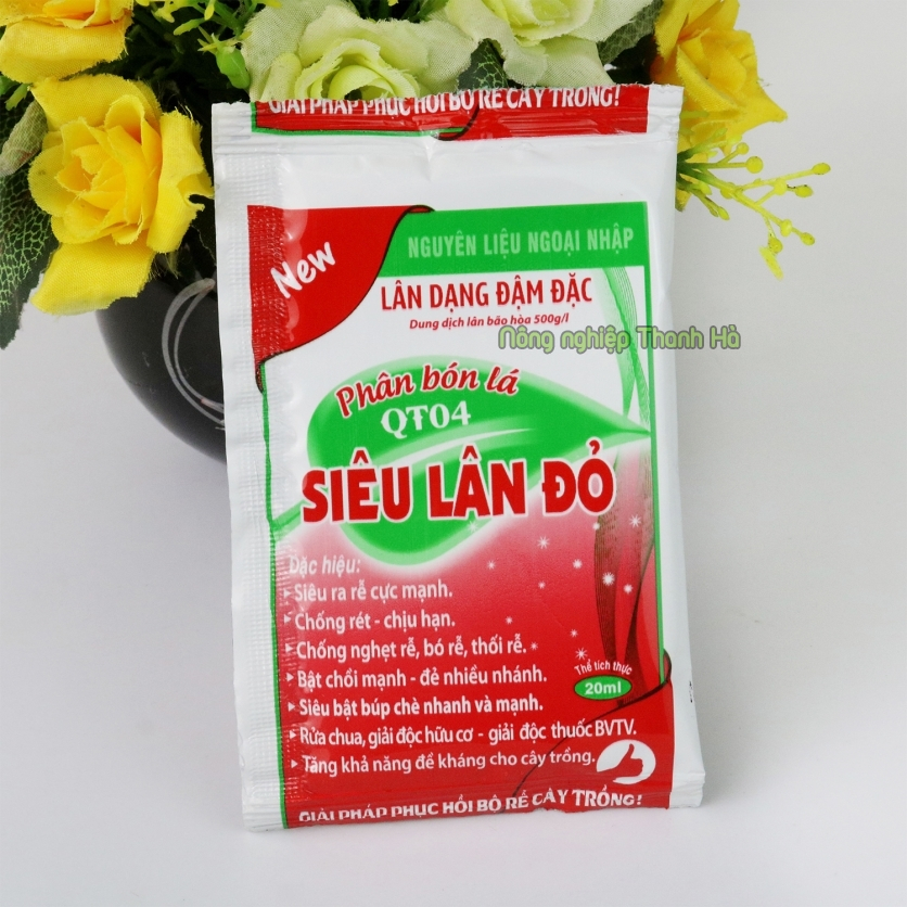 Phân bón siêu lân đỏ gói 20ml - T172
