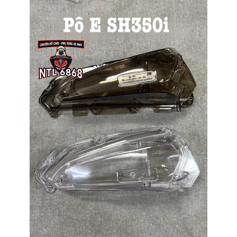 Pô e SH 350i trong suốt