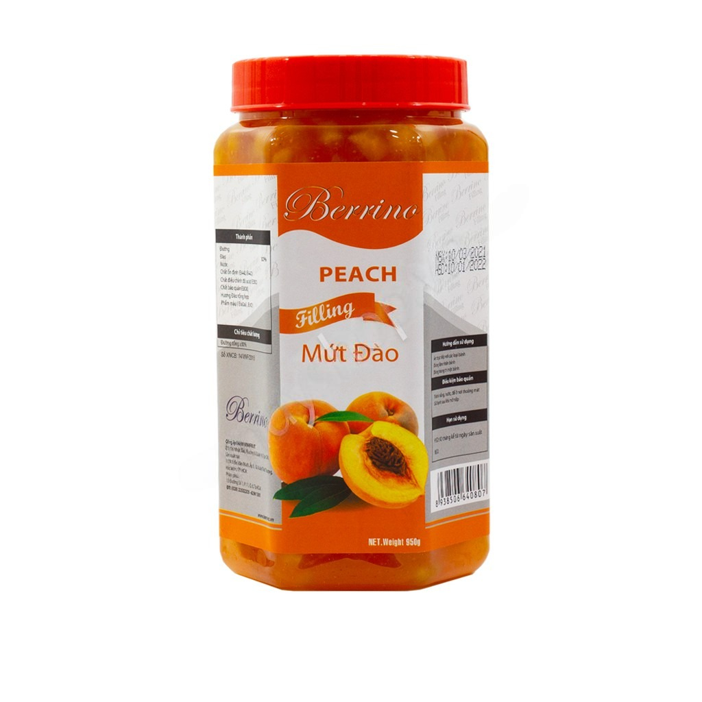 Mứt Đào Berrino (950g)  - Mayshopbadinh