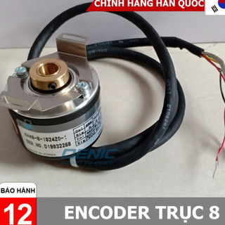 Encoder thang máy 1024 xung cốt 8 ly âm