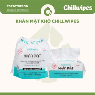 Khăn mặt khô Chillwipes dùng 1 lần, mềm mịn - vệ sinh - tiện dụng