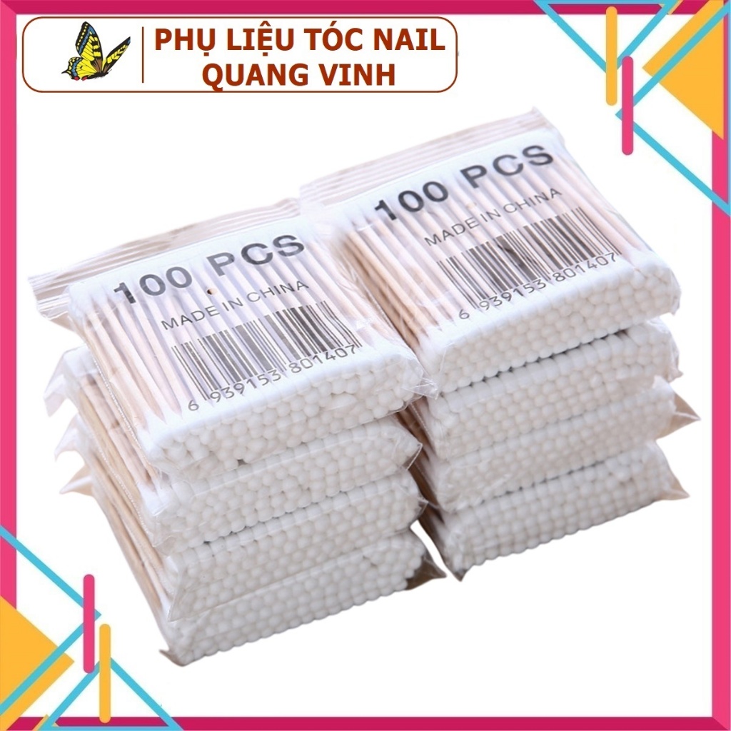 Sét 20 bịch 100 cây tăm bông ráy tai (nội địa trung)