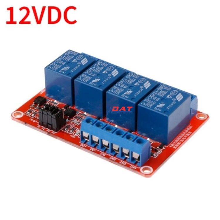 Module 4 relay 12V kích High/Low
