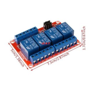 Module 4 relay 12V kích High/Low