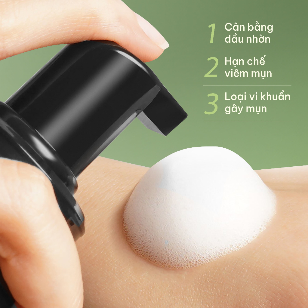 Bộ Chăm Sóc Da Gồm Bọt Rửa Mặt Và Bột Taptap Giúp Sạch Mụn Đầu Đen Cỏ Mềm