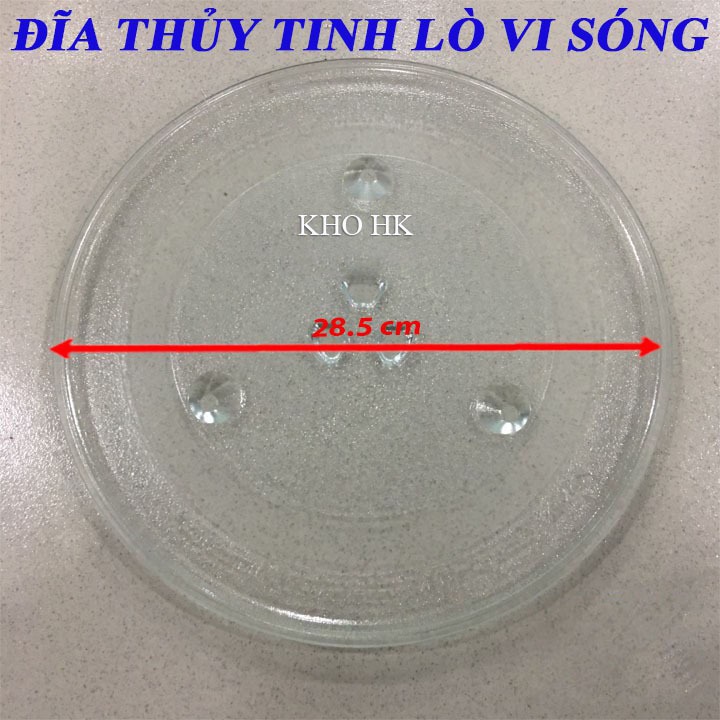 Đĩa lò vi sóng loại 3 mấu ĐK 28.5 cm dùng cho các loại Lò vi sóng 22L-25L