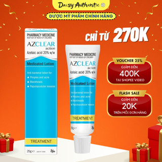 Kem Giảm Mụn, Mờ Thâm Azclear Azelaic Acid 20% Hiệu Quả, Lành Tính 25gr