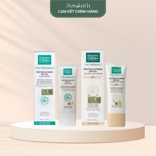 Kem chống nắng MartiDerm The Originals Proteos Screen SPF50+ Fluid Cream 40ml (Nhập khẩu chính hãng)
