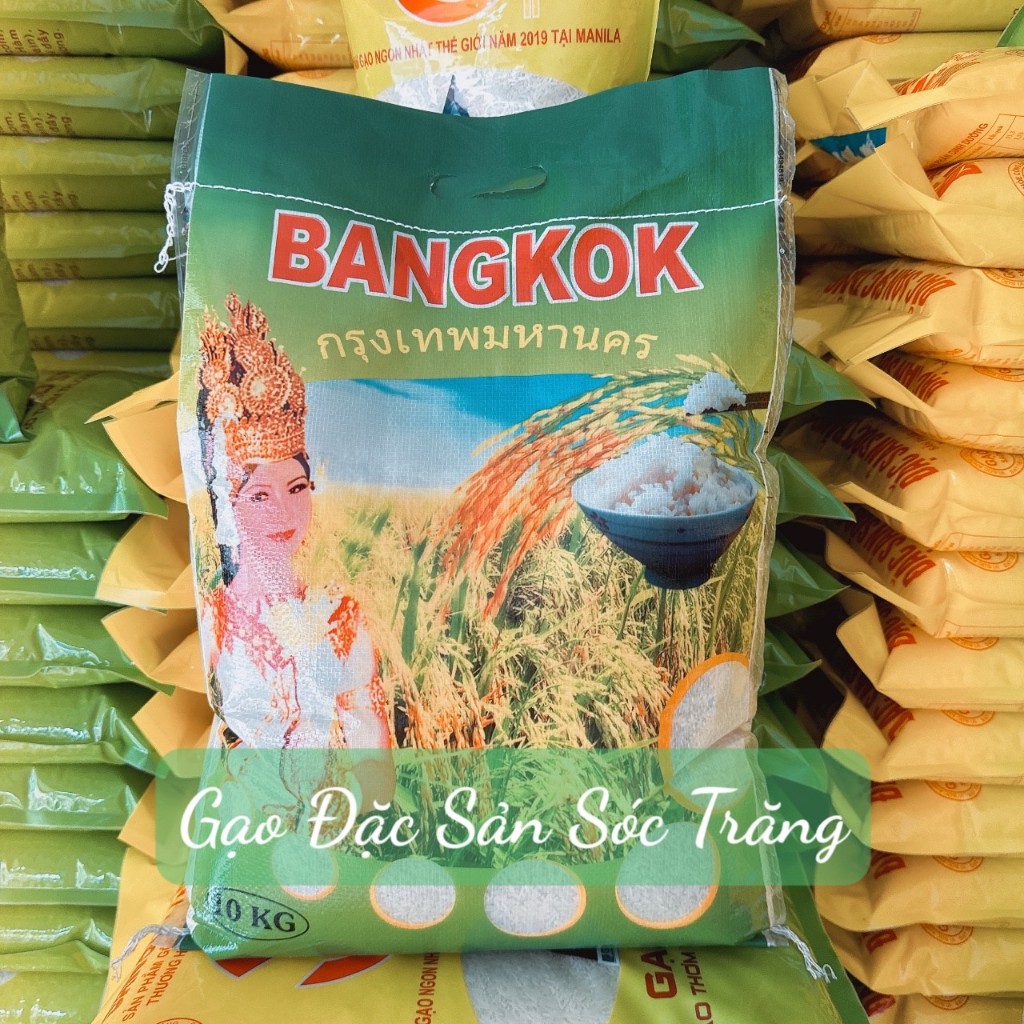 Gạo Bangkok  bao 10kg ( Gạo Nhập)