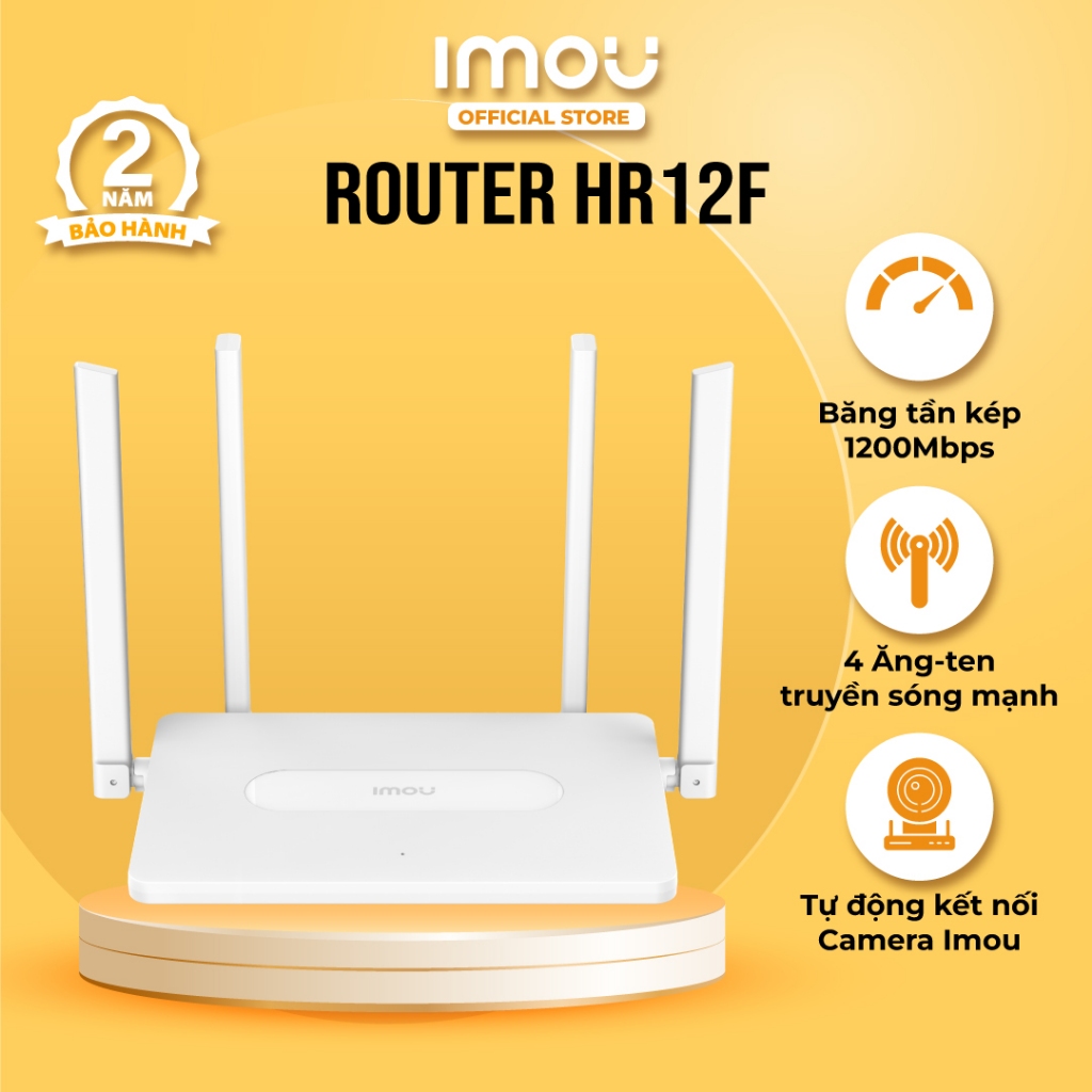 [Mới] Thiết bị mạng phát wifi Router Imou HR12F/HR300/HMR300/HR12G