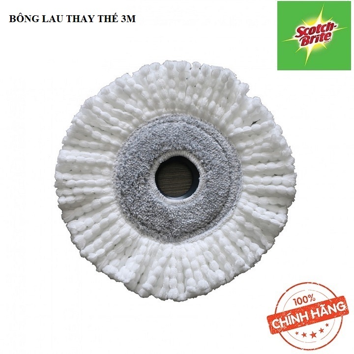 Bông lau  Scotch Brite 3M thay thế bộ lau nhà  360 độ